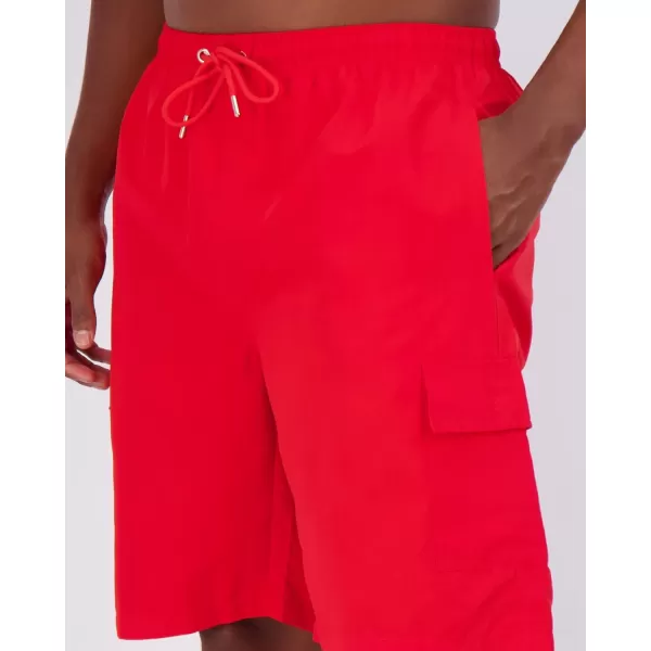 Real Essentials 3 Pack Mens Swim Trunks with Cargo Pockets ampamp Mesh Lining Available in Big ampamp TallSet 2