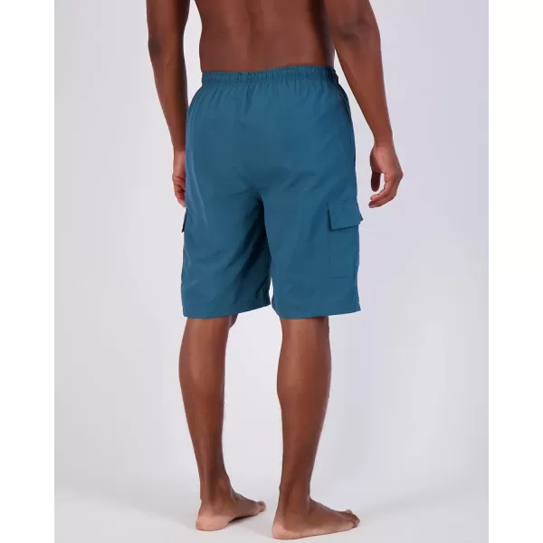 Real Essentials 3 Pack Mens Swim Trunks with Cargo Pockets ampamp Mesh Lining Available in Big ampamp TallSet 5