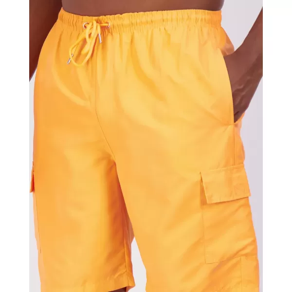 Real Essentials 3 Pack Mens Swim Trunks with Cargo Pockets ampamp Mesh Lining Available in Big ampamp TallSet 6