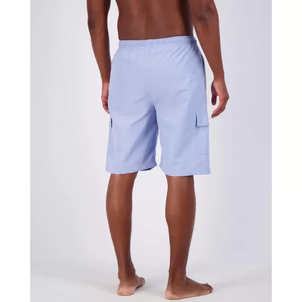 Real Essentials 3 Pack Mens Swim Trunks with Cargo Pockets ampamp Mesh Lining Available in Big ampamp TallSet 7