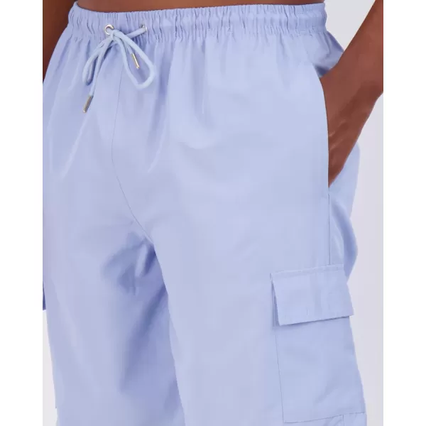 Real Essentials 3 Pack Mens Swim Trunks with Cargo Pockets ampamp Mesh Lining Available in Big ampamp TallSet 7
