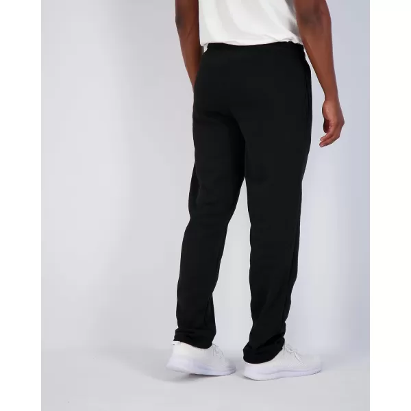 Real Essentials 3 Pack Mens Tech Fleece Athletic Casual Open Bottom Sweatpants with Pockets Available in Big ampamp TallSet 1