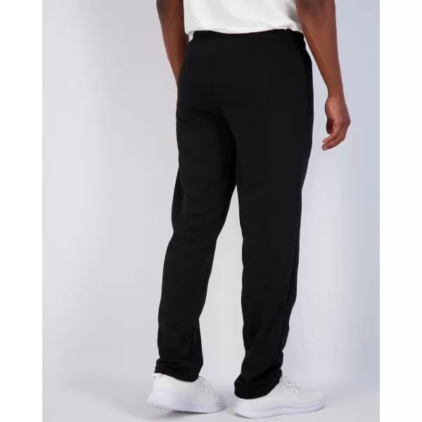 Real Essentials 3 Pack Mens Tech Fleece Athletic Casual Open Bottom Sweatpants with Pockets Available in Big ampamp TallSet 2