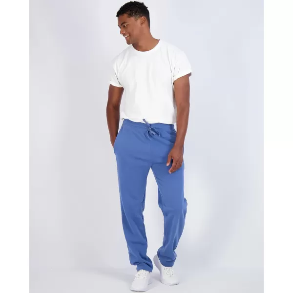 Real Essentials 3 Pack Mens Tech Fleece Athletic Casual Open Bottom Sweatpants with Pockets Available in Big ampamp TallSet 2