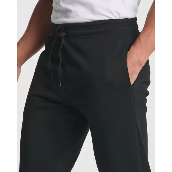 Real Essentials 3 Pack Mens Tech Fleece Athletic Casual Open Bottom Sweatpants with Pockets Available in Big ampamp TallSet 5