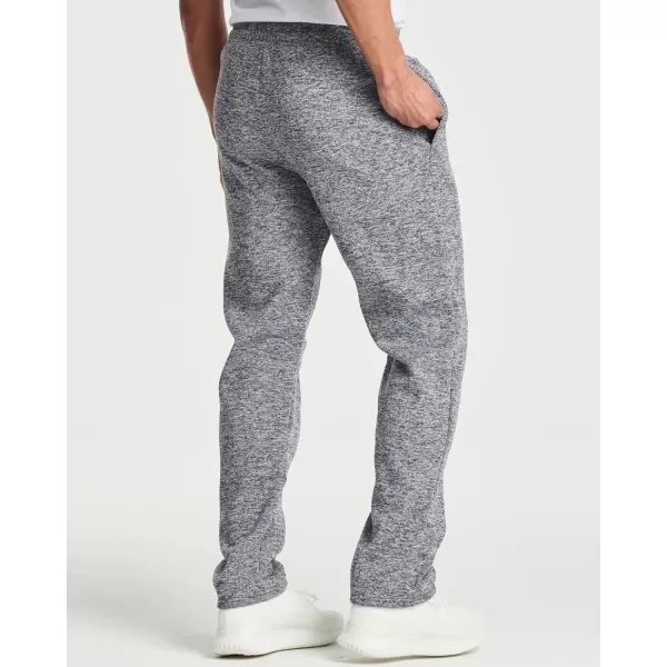 Real Essentials 3 Pack Mens Tech Fleece Athletic Casual Open Bottom Sweatpants with Pockets Available in Big ampamp TallSet 5
