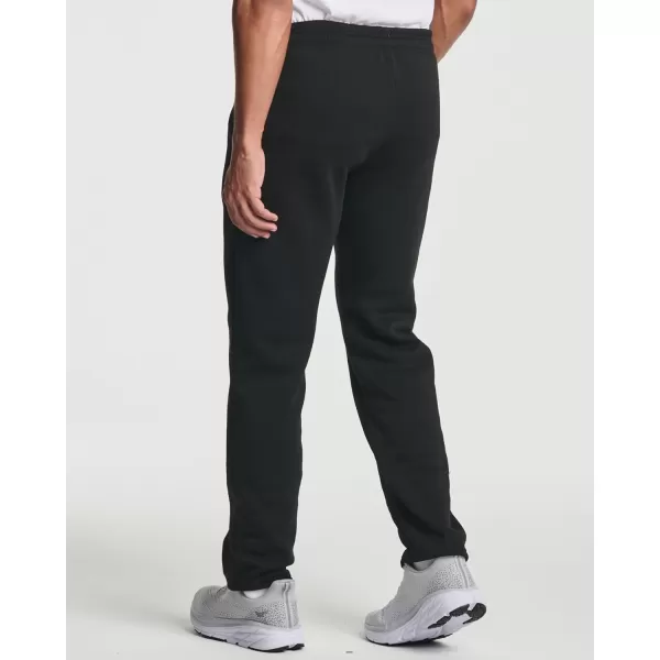 Real Essentials 3 Pack Mens Tech Fleece Athletic Casual Open Bottom Sweatpants with Pockets Available in Big ampamp TallSet 7