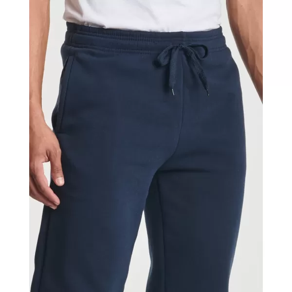 Real Essentials 3 Pack Mens Tech Fleece Athletic Casual Open Bottom Sweatpants with Pockets Available in Big ampamp TallSet 7