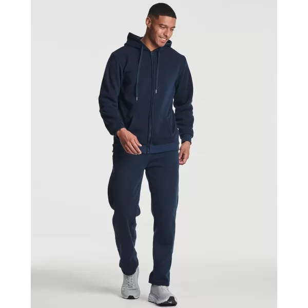 Real Essentials 3 Pack Mens Tech Fleece Athletic Casual Open Bottom Sweatpants with Pockets Available in Big ampamp TallSet 7