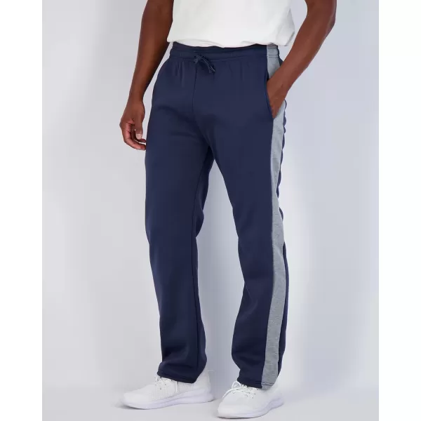 Real Essentials 3 Pack Mens Tech Fleece Athletic Casual Open Bottom Sweatpants with Pockets Available in Big ampamp TallSet 8