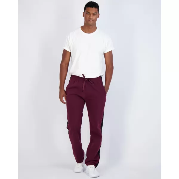 Real Essentials 3 Pack Mens Tech Fleece Athletic Casual Open Bottom Sweatpants with Pockets Available in Big ampamp TallSet 8