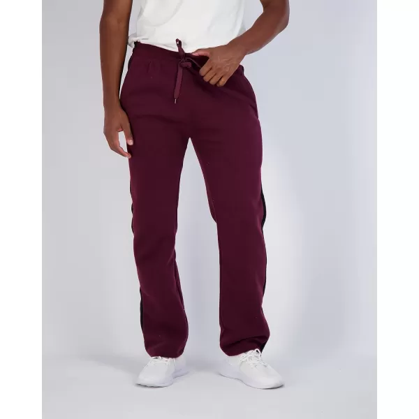 Real Essentials 3 Pack Mens Tech Fleece Athletic Casual Open Bottom Sweatpants with Pockets Available in Big ampamp TallSet 8