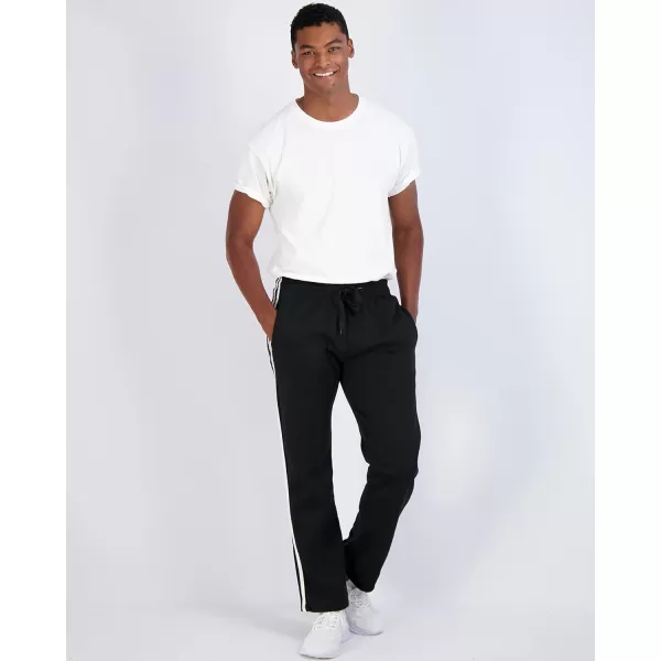Real Essentials 3 Pack Mens Tech Fleece Athletic Casual Open Bottom Sweatpants with Pockets Available in Big ampamp TallSet 9