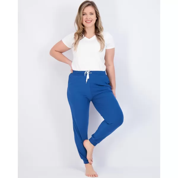 Real Essentials 3 Pack Womens UltraSoft Lounge Joggers Sweatpants Athletic Yoga Pants with Pockets Available in PlusSet 2