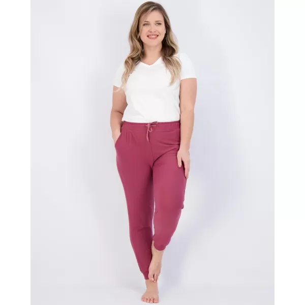 Real Essentials 3 Pack Womens UltraSoft Lounge Joggers Sweatpants Athletic Yoga Pants with Pockets Available in PlusSet 6