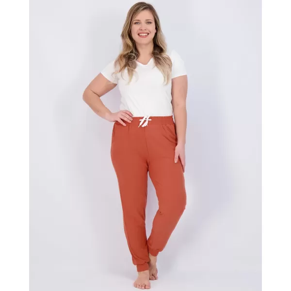 Real Essentials 3 Pack Womens UltraSoft Lounge Joggers Sweatpants Athletic Yoga Pants with Pockets Available in PlusSet 8