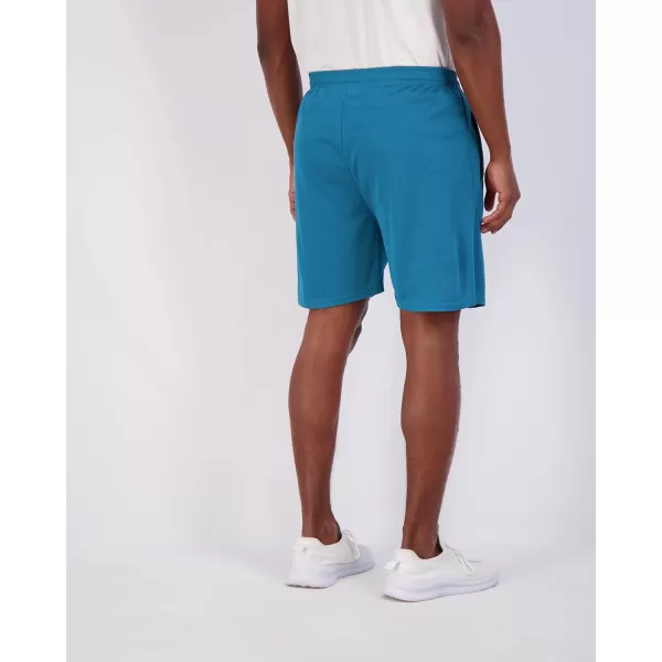 Real Essentials 4 Pack Mens 7quot Athletic Running Quick Dry Mesh Shorts with Zipper Pockets Available in Big ampamp TallSet 12
