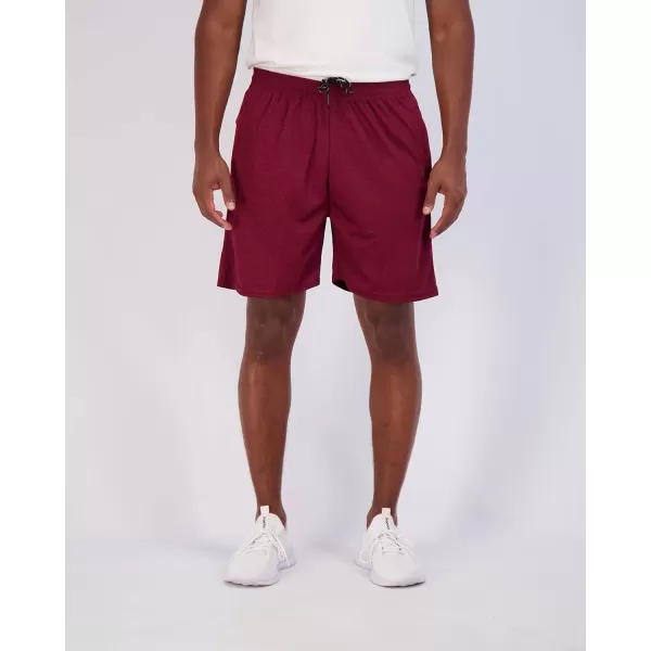 Real Essentials 4 Pack Mens 7quot Athletic Running Quick Dry Mesh Shorts with Zipper Pockets Available in Big ampamp TallSet 12