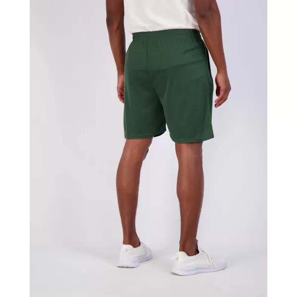 Real Essentials 4 Pack Mens 7quot Athletic Running Quick Dry Mesh Shorts with Zipper Pockets Available in Big ampamp TallSet 4