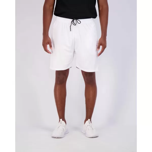 Real Essentials 4 Pack Mens 7quot Athletic Running Quick Dry Mesh Shorts with Zipper Pockets Available in Big ampamp TallSet 4