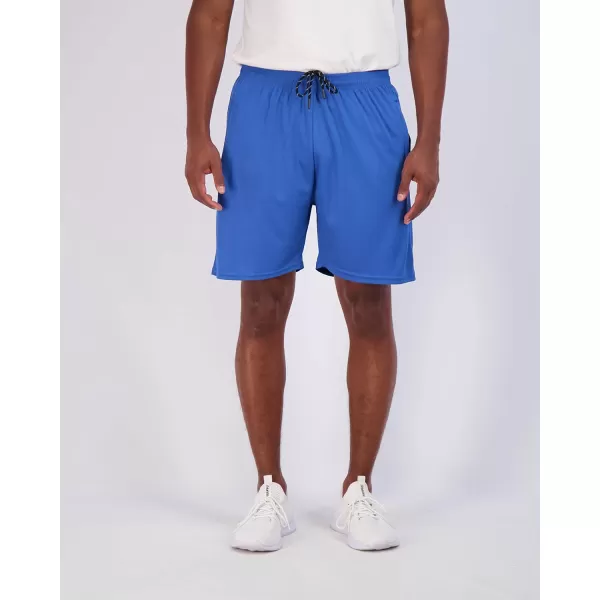 Real Essentials 4 Pack Mens 7quot Athletic Running Quick Dry Mesh Shorts with Zipper Pockets Available in Big ampamp TallSet 5