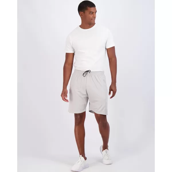 Real Essentials 4 Pack Mens 7quot Athletic Running Quick Dry Mesh Shorts with Zipper Pockets Available in Big ampamp TallSet 5