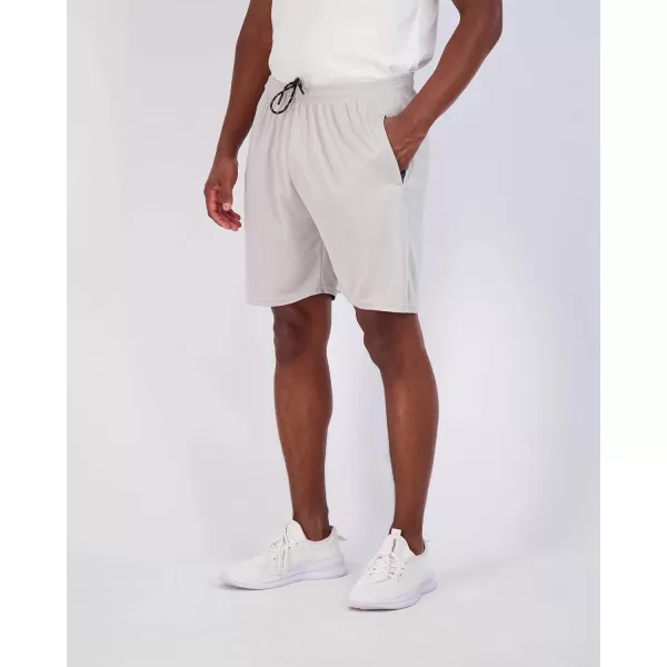 Real Essentials 4 Pack Mens 7quot Athletic Running Quick Dry Mesh Shorts with Zipper Pockets Available in Big ampamp TallSet 5