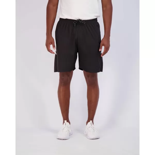Real Essentials 4 Pack Mens 7quot Athletic Running Quick Dry Mesh Shorts with Zipper Pockets Available in Big ampamp TallSet 8