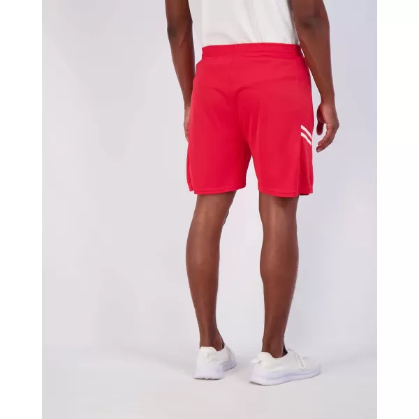 Real Essentials 4 Pack Mens 7quot Athletic Running Quick Dry Mesh Shorts with Zipper Pockets Available in Big ampamp TallSet 8