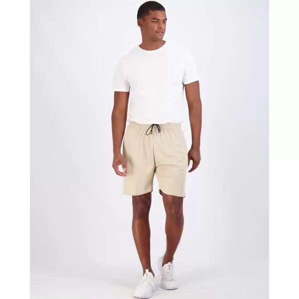 Real Essentials 4 Pack Mens 7quot Athletic Running Quick Dry Mesh Shorts with Zipper Pockets Available in Big ampamp TallSet 9