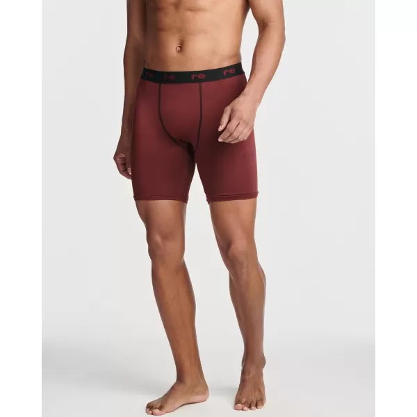 Real Essentials 5 Pack Mens Compression Shorts  Quick Dry Performance Active Underwear Available in Big ampamp TallSet C