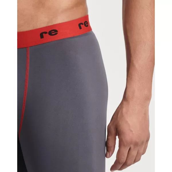 Real Essentials 5 Pack Mens Compression Shorts  Quick Dry Performance Active Underwear Available in Big ampamp TallSet C