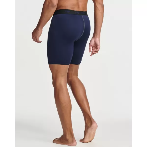 Real Essentials 5 Pack Mens Compression Shorts  Quick Dry Performance Active Underwear Available in Big ampamp TallSet D