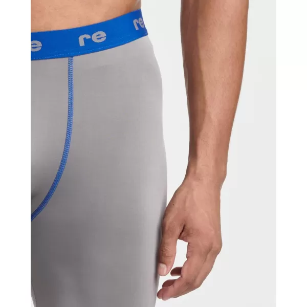 Real Essentials 5 Pack Mens Compression Shorts  Quick Dry Performance Active Underwear Available in Big ampamp TallSet E