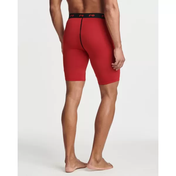 Real Essentials 5 Pack Mens Compression Shorts  Quick Dry Performance Active Underwear Available in Big ampamp TallSet F
