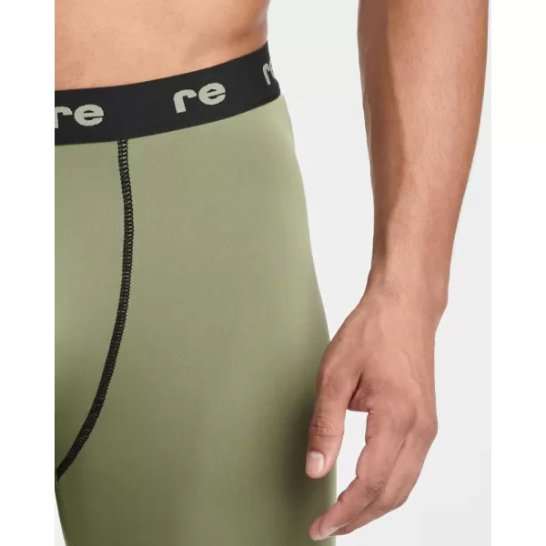 Real Essentials 5 Pack Mens Compression Shorts  Quick Dry Performance Active Underwear Available in Big ampamp TallSet H
