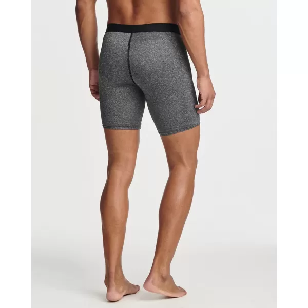 Real Essentials 5 Pack Mens Compression Shorts  Quick Dry Performance Active Underwear Available in Big ampamp TallSet H