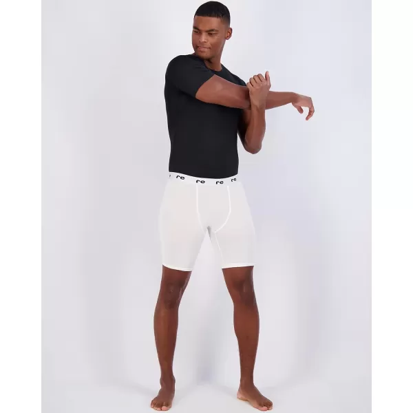 Real Essentials 5 Pack Mens Compression Shorts  Quick Dry Performance Active Underwear Available in Big ampamp TallSet I