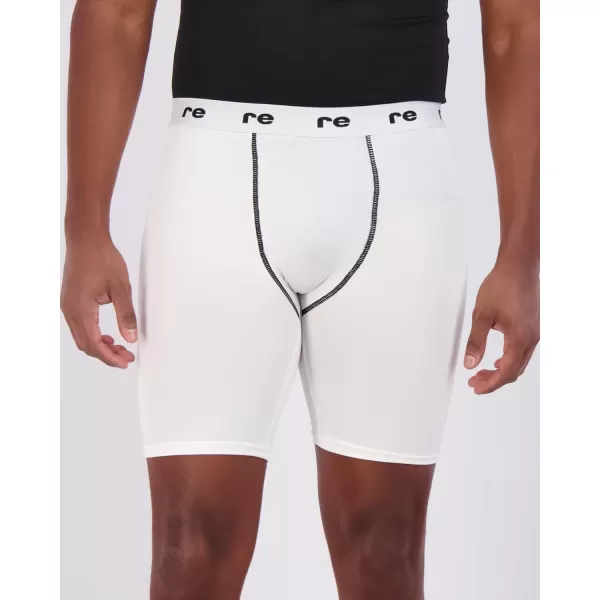 Real Essentials 5 Pack Mens Compression Shorts  Quick Dry Performance Active Underwear Available in Big ampamp TallSet J