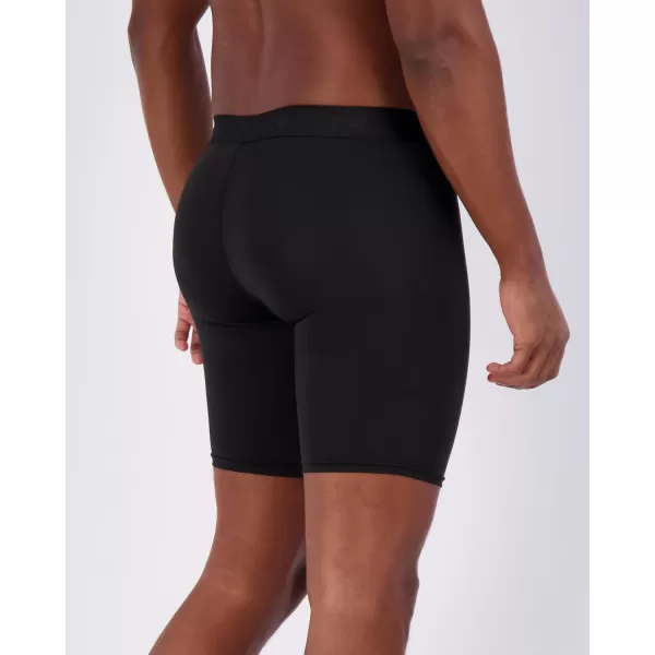 Real Essentials 5 Pack Mens Compression Shorts  Quick Dry Performance Active Underwear Available in Big ampamp TallSet K