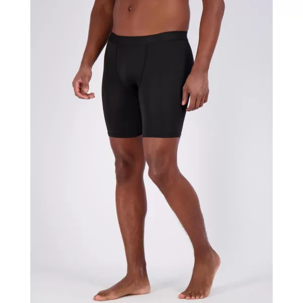 Real Essentials 5 Pack Mens Compression Shorts  Quick Dry Performance Active Underwear Available in Big ampamp TallSet a