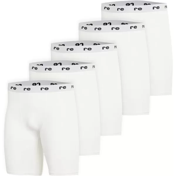 Real Essentials 5 Pack Mens Compression Shorts  Quick Dry Performance Active Underwear Available in Big ampamp TallSet I