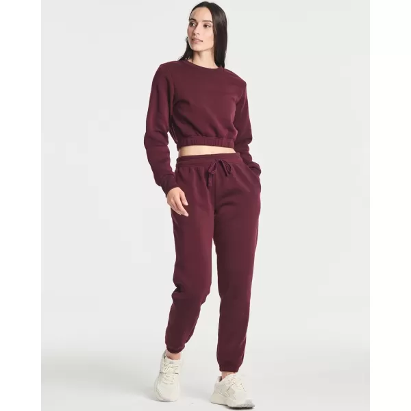 imageReal Essentials 3 Pack Womens Fleece Jogger Sweatpants Available in Plus SizeSet 1