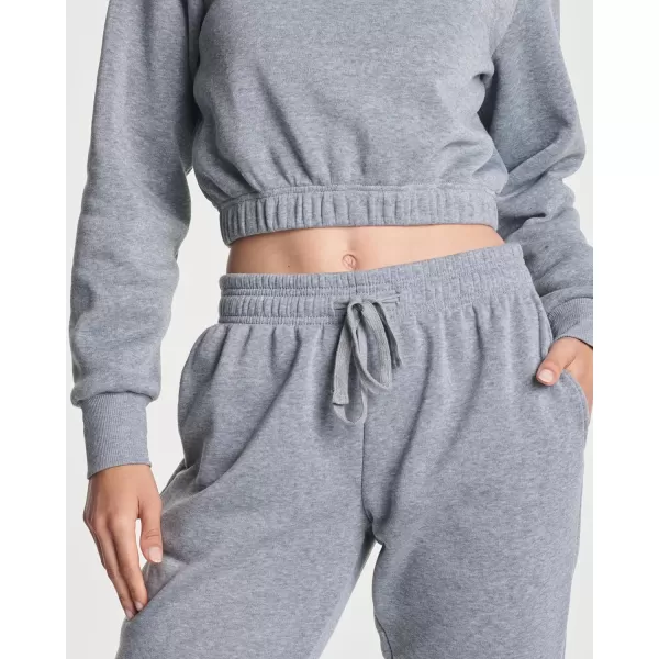 imageReal Essentials 3 Pack Womens Fleece Jogger Sweatpants Available in Plus SizeSet 1