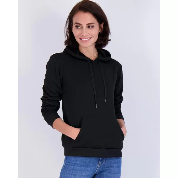 imageReal Essentials 3 Pack Womens Fleece LongSleeve Pullover Hoodie Active Sweatshirt Kangaroo Pocket  Available In PlusSet 8