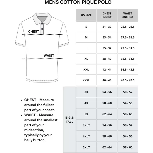 imageReal Essentials 3 ampamp 4 Pack Mens Cotton Pique Short Sleeve Polo Shirt  Performance Polo Available in Big ampamp TallSet 10