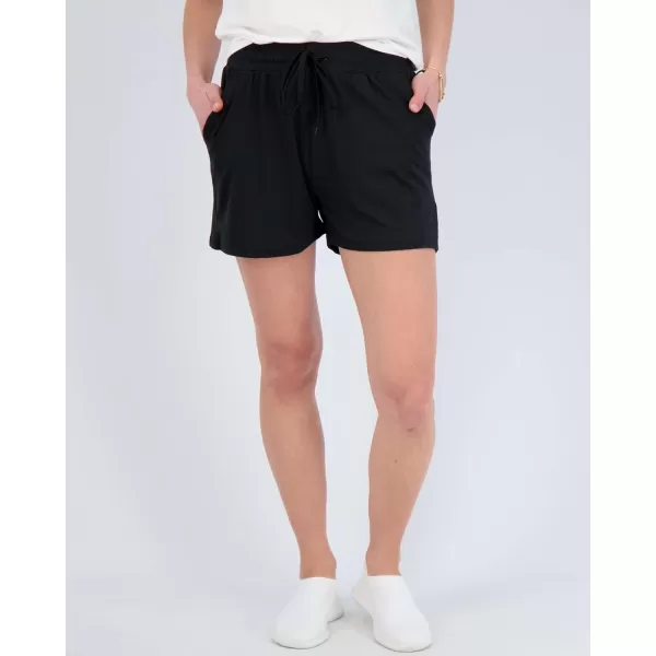 imageReal Essentials 3 Pack Athletic Lounge Shorts for Women  Casual Sweat Shorts with Pockets Available in Plus SizeSet 1