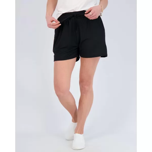 imageReal Essentials 3 Pack Athletic Lounge Shorts for Women  Casual Sweat Shorts with Pockets Available in Plus SizeSet 2