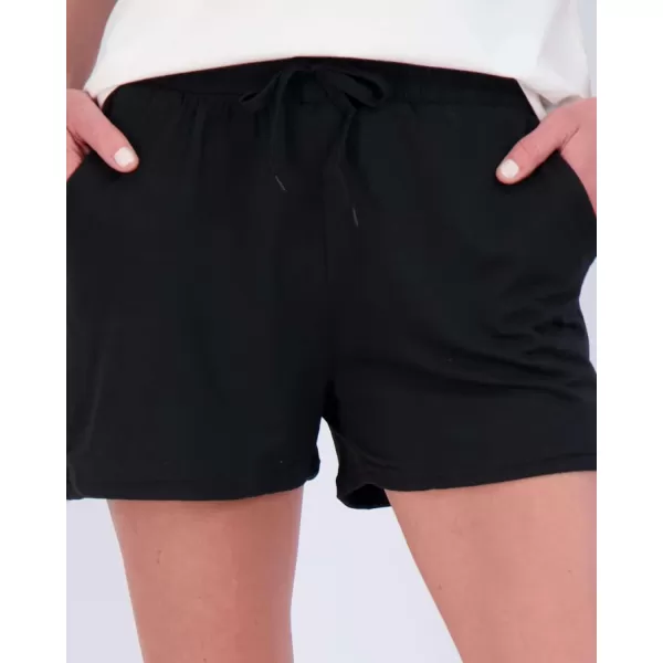 imageReal Essentials 3 Pack Athletic Lounge Shorts for Women  Casual Sweat Shorts with Pockets Available in Plus SizeSet 8