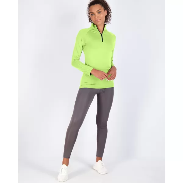 imageReal Essentials 3 Pack Womens DryFit Long Sleeve Quarter Zip ampamp Full Zip Up Hoodie Workout Jacket Available in PlusQuarter Zip Set 9